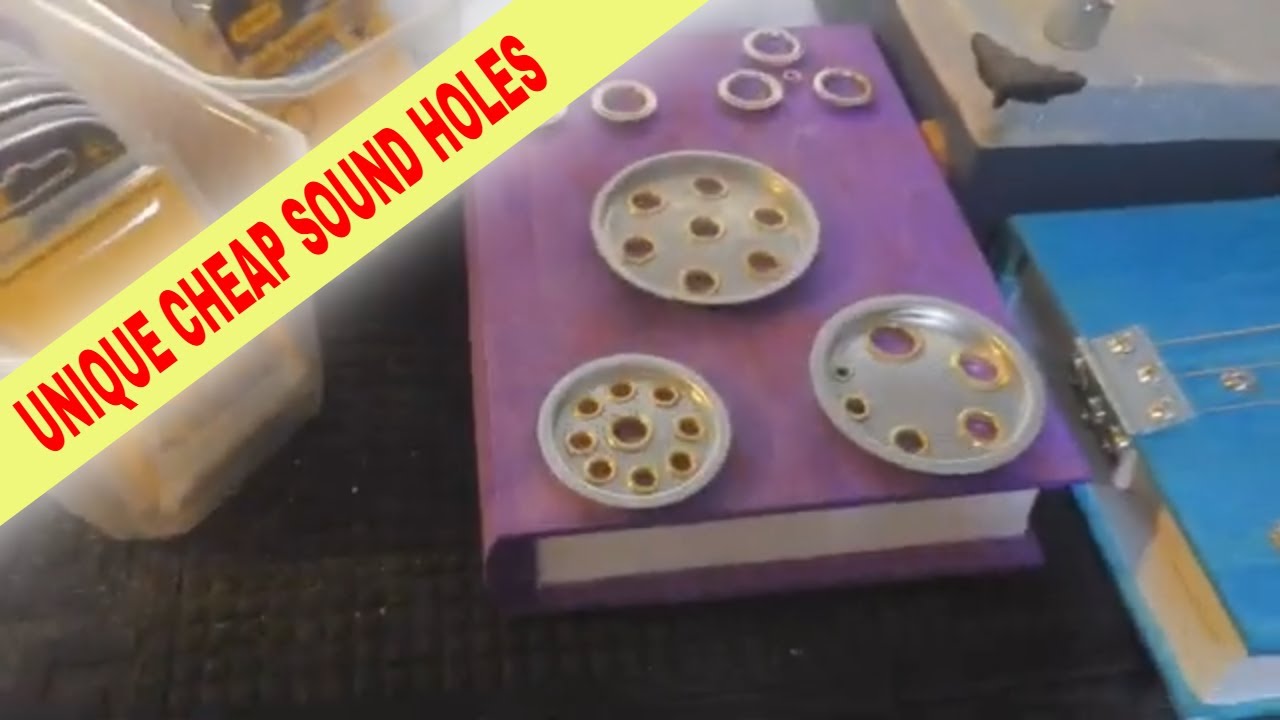 Make Unique Sound holes for cigar box guitars.