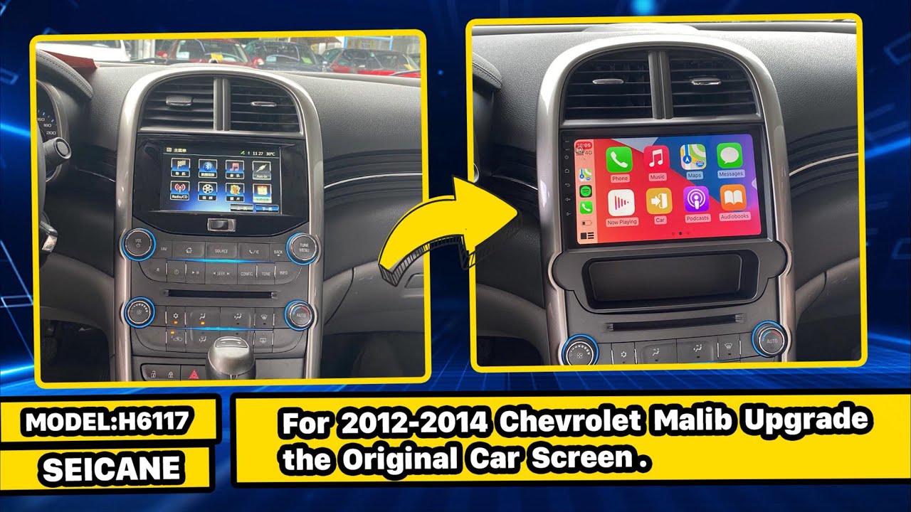 【Step-by-Step Guide】How to Install Android 13.0 CarPlay GPS System in Chevy Malibu 2012 2013 2014