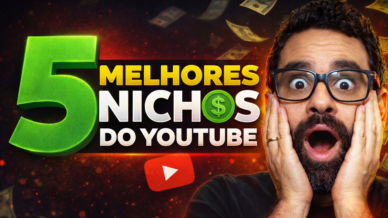 OS 5 MELHORES nichos que DÃO CERTO + no DINHEIRO YouTube