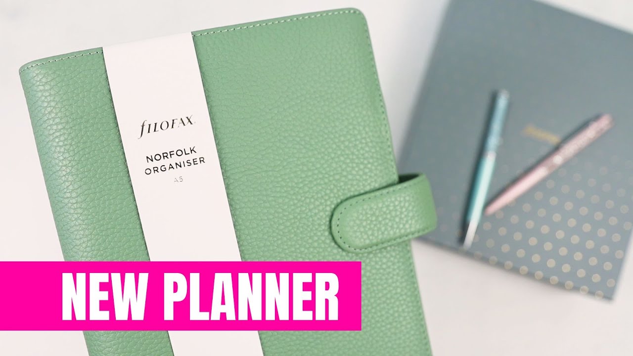 New Planner + Stationary Haul | Filofax Norfolk A5 Leather Organizer