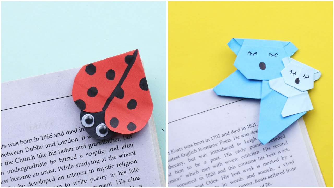 How to Make Easy DIY Paper Animal Bookmarks - Easy Origami Paper Animal Crafts by 92 Crafts