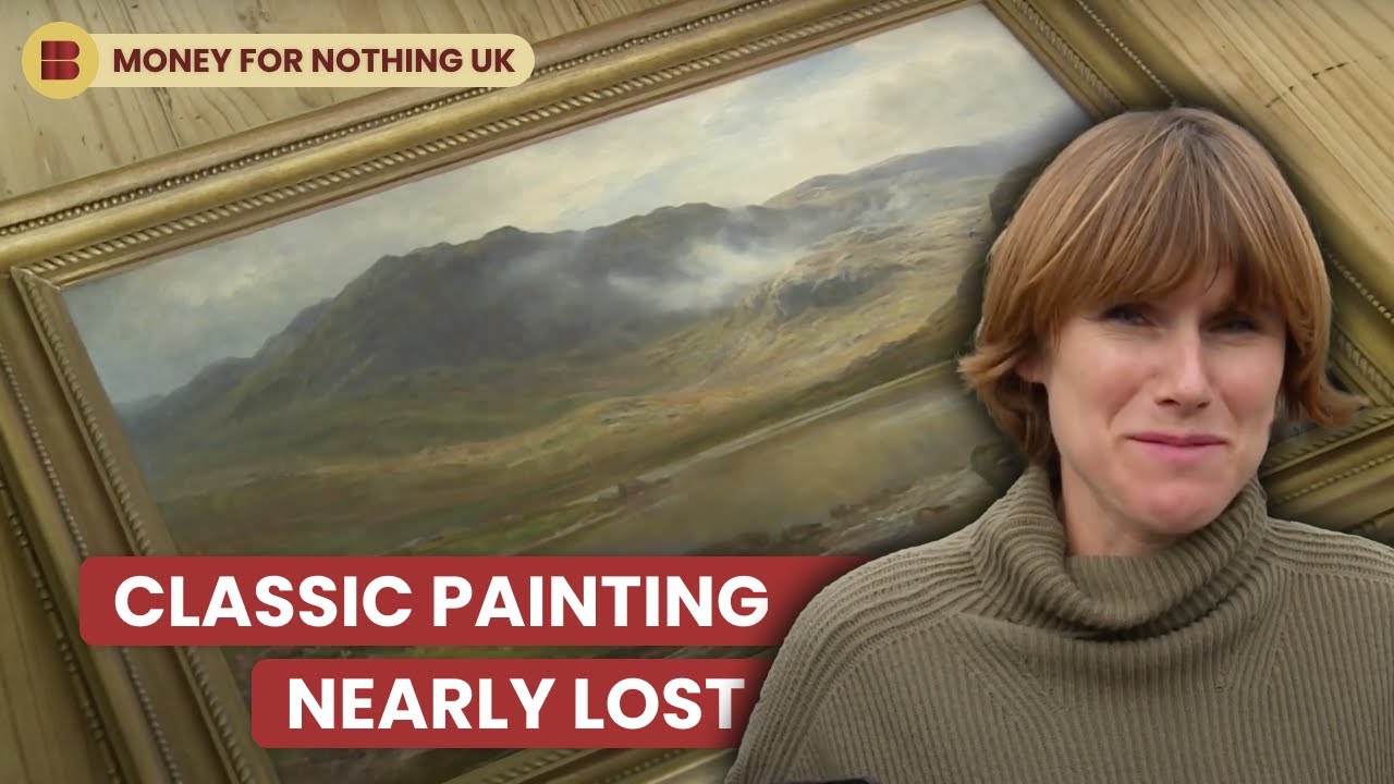 RARE Victorian Oil Painting Revealed at the Tip | Money For Nothing UK