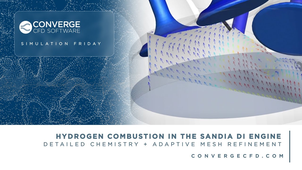 Simulating Hydrogen Combustion in the Sandia DI Engine