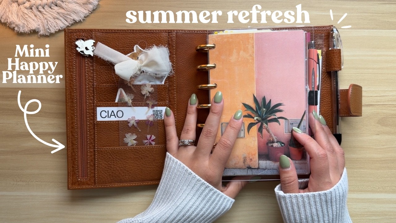 Уютные дневники: летнее обновление мини-планера Happy Planner!