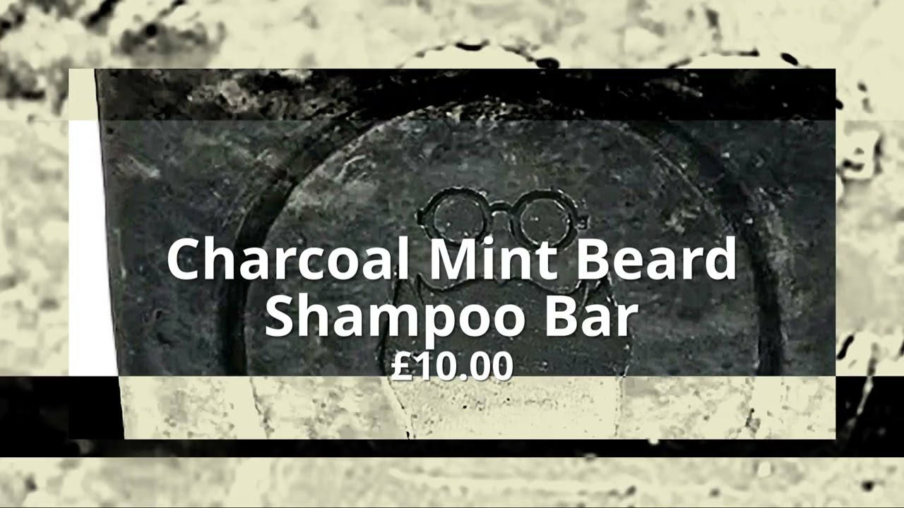 Charcoal Mint Beard Shampoo Bar
