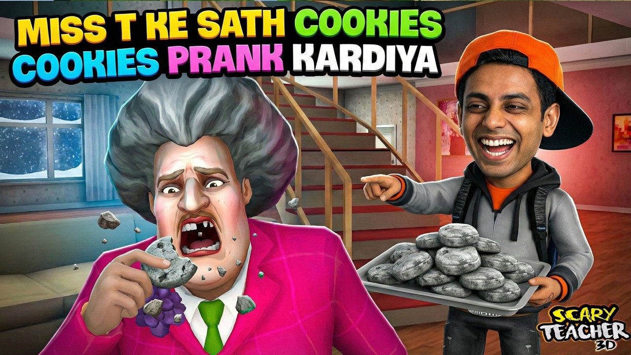 Miss T Ke Sath Cookies Prank Kardiya | Scary Teacher 3D | Mrteast Gaming