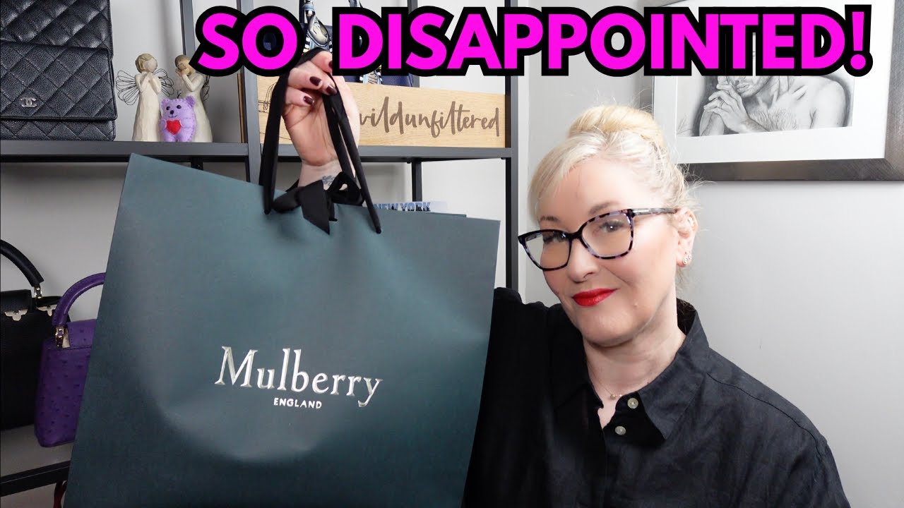 LUXURY BAG UNBOXING! IS THIS A FAIL? QUALITY ISSUES? MULBERRY BAG!