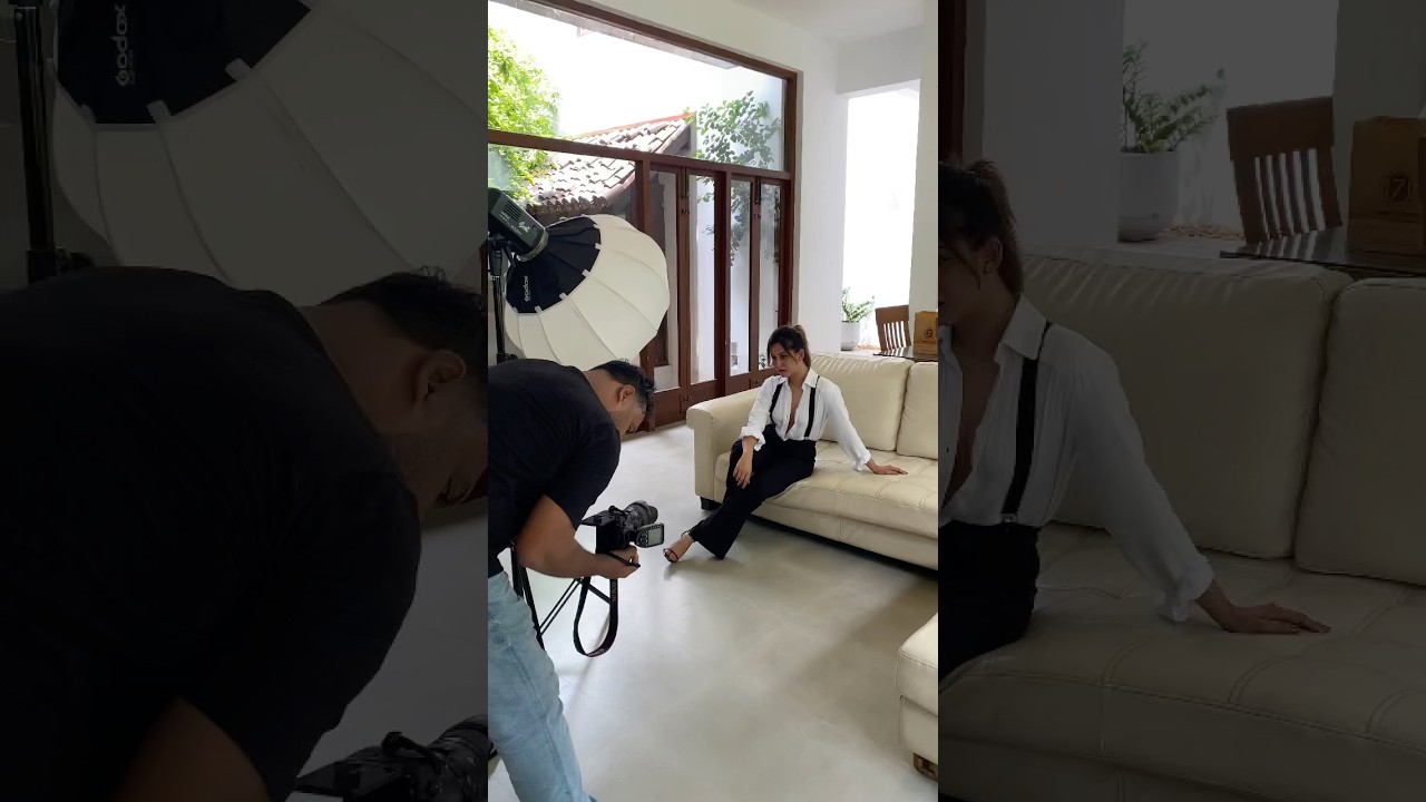 Sri Lankan Fashion Photographer Behind the Scenes - Portrait Photography 