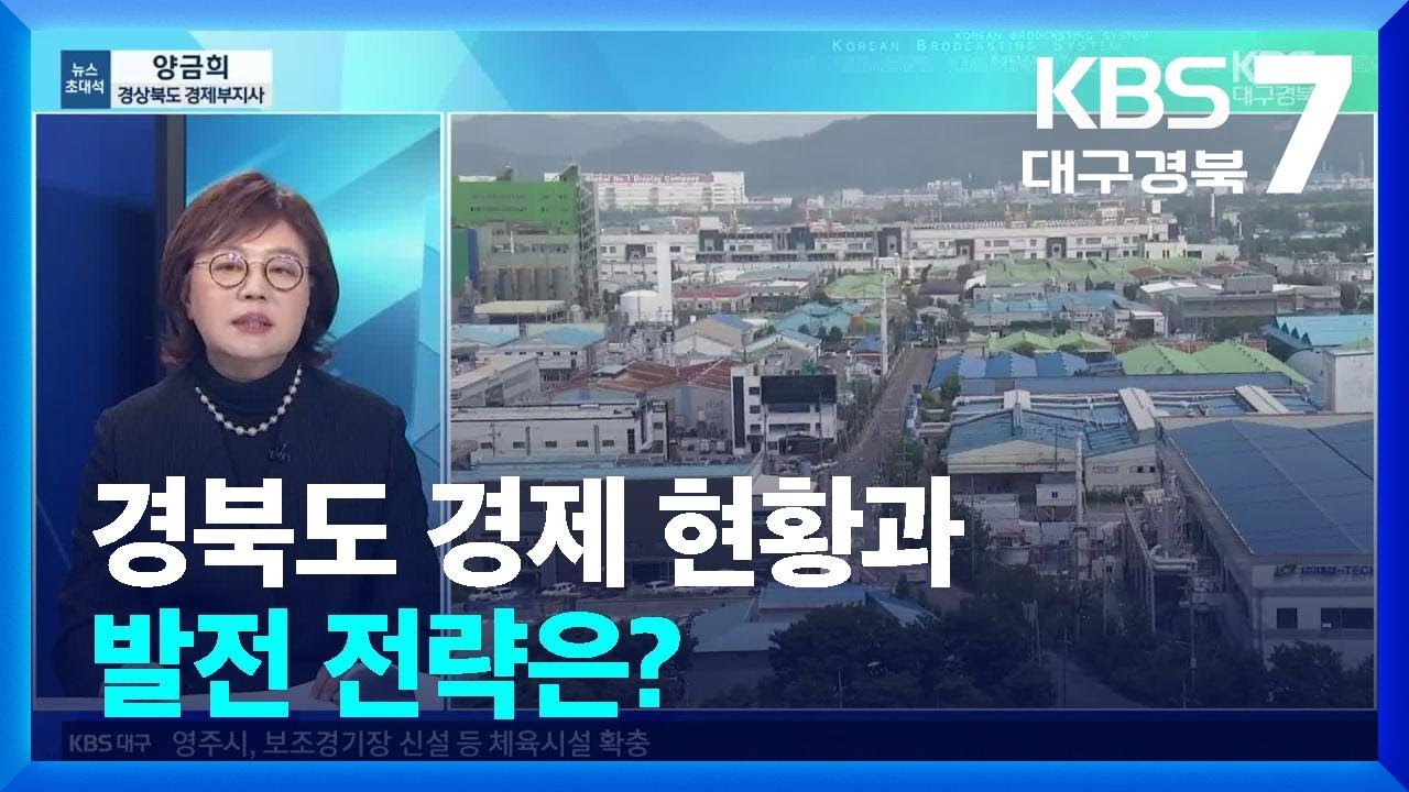 [뉴스초대석] 경북도 경제 현황과 발전 전략은? / KBS  2026.01.20.