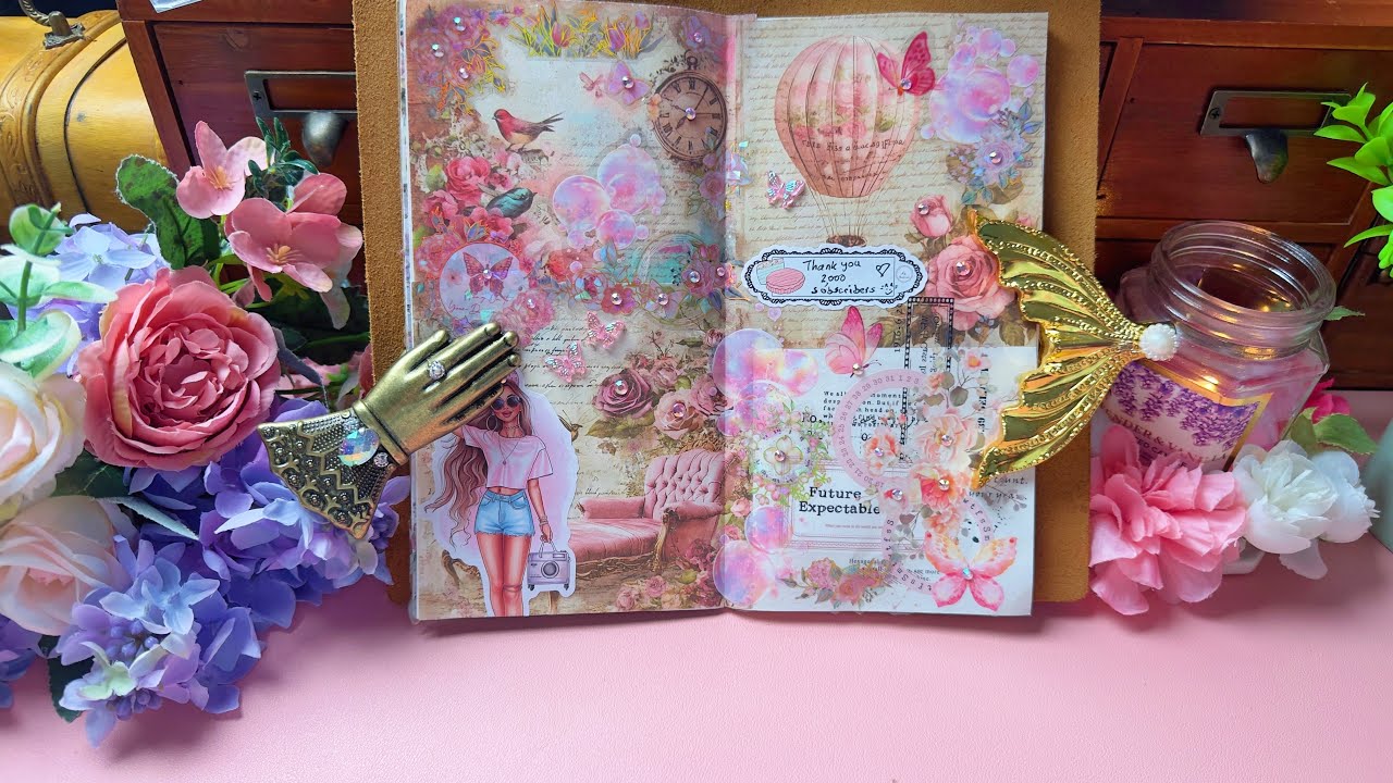 🌸Celebrating 2K Subscribers Thank You from My Heart 💗#2ksubscribers #newjournal #2000subscribers