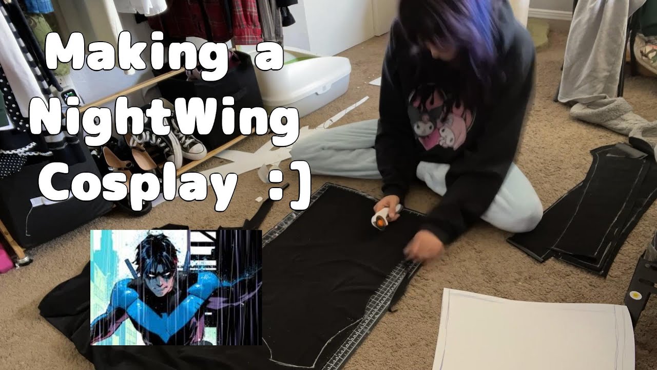 how I became nightwing!! (making a cosplay)