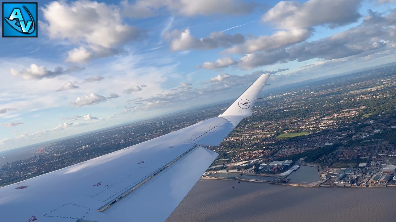 Lufthansa CRJ-900 | SMOOTH Take off from Liverpool | 4K 60