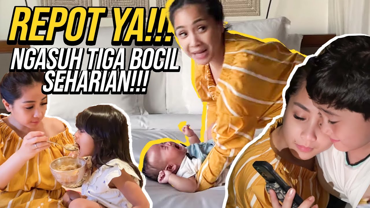 NAGITA DITITIPIN BALITA SAMA CACA, BIAR LATIHAN PUNYA ANAK BANYAK...