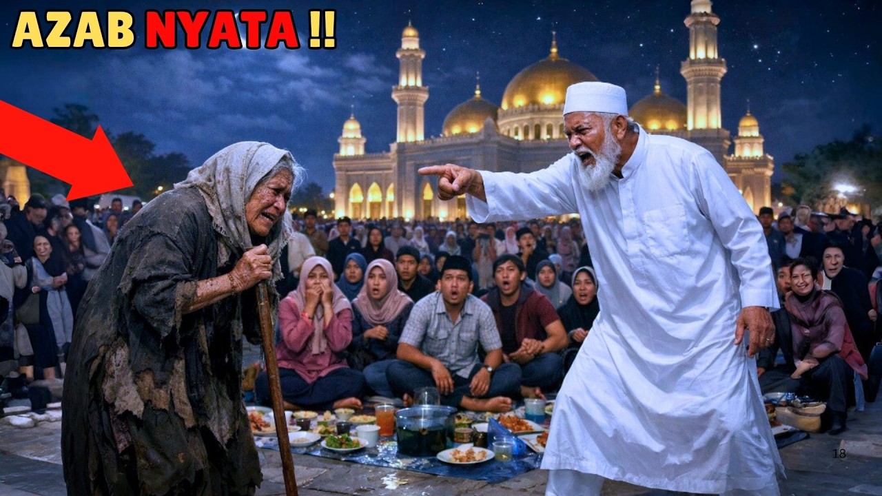 SAAT BUKA BERSAMA‼️PAK HAJIH TEGA USIR NENEK PENGEMIS DI DEPAN JAMAAH, APA YANG SEBENARNYA TERJADI?
