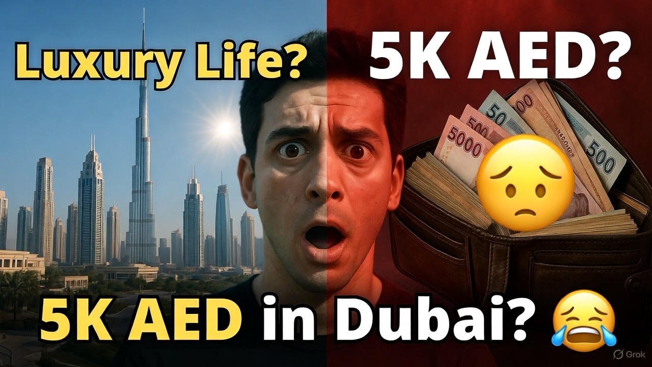 Can You Live on 5K AED Salary  in Dubai? 2025 Honest Reality Check!