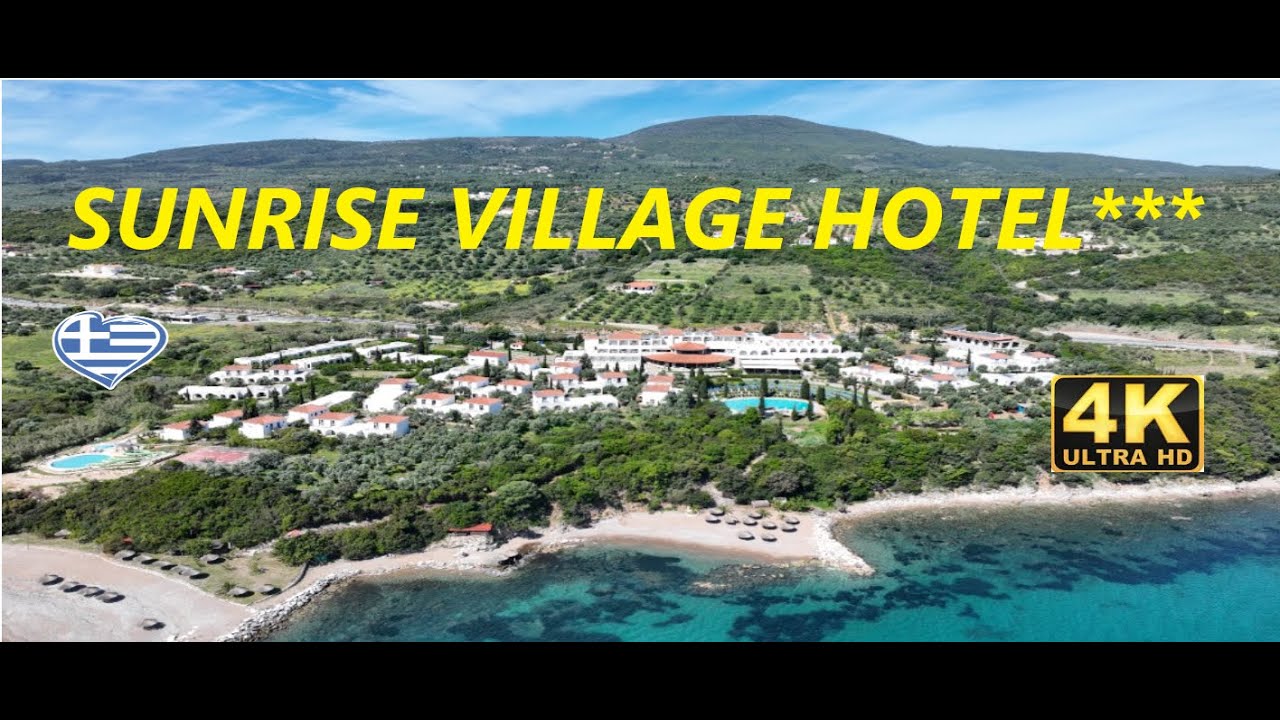 SUNRISE VILLAGE BEACH HOTEL 4* All inclusive (2025) 4K - PETALIDI - KALAMATA-MESSINIA.