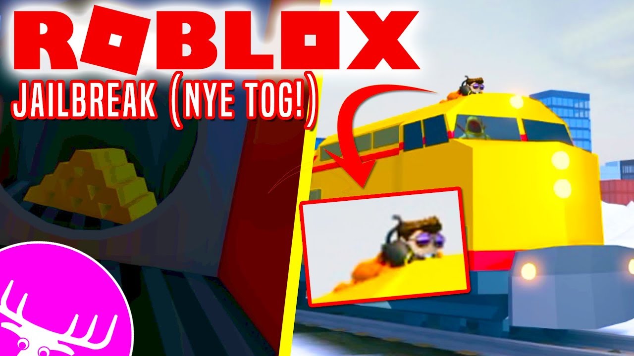 RØVER TOGET MED FANS OG DME! - Roblox Jailbreak Train Robbery Dansk Ep 9