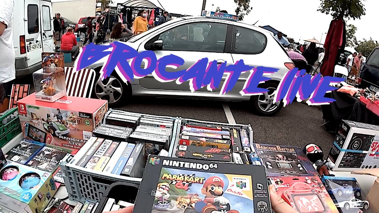 BROCANTE LIVE (je trouve du  loot improbable jamais vu)