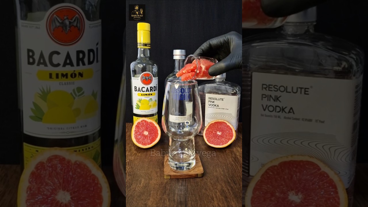 Grapefruit Vodka Cocktail 🍹|Baburao Piyega 