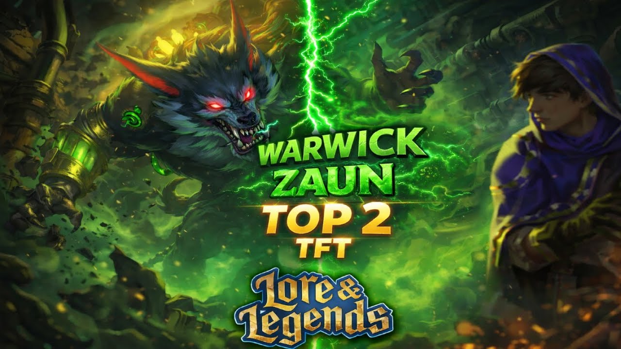 WARWICK ZAUN ES ILEGAL 🐺🔥 | TOP 2 FÁCIL EN TFT SET 16