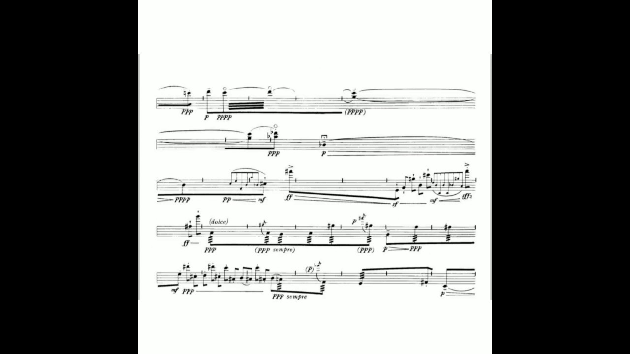 L.Berio (1925-2003)/Sequenza I, for flute solo (1958)