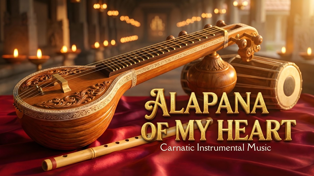 Indian Classical Carnatic Instrumental Music | Peaceful Carnatic Instrumental Music for Relaxation