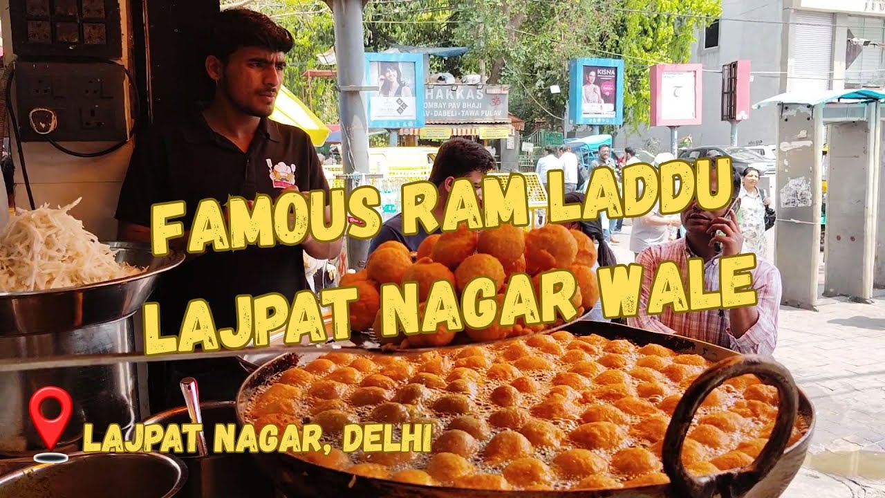 Ram Laddu Corner 😋 Delhi Street Food Magic in Lajpat Nagar |#chillitadka  #foodvlog