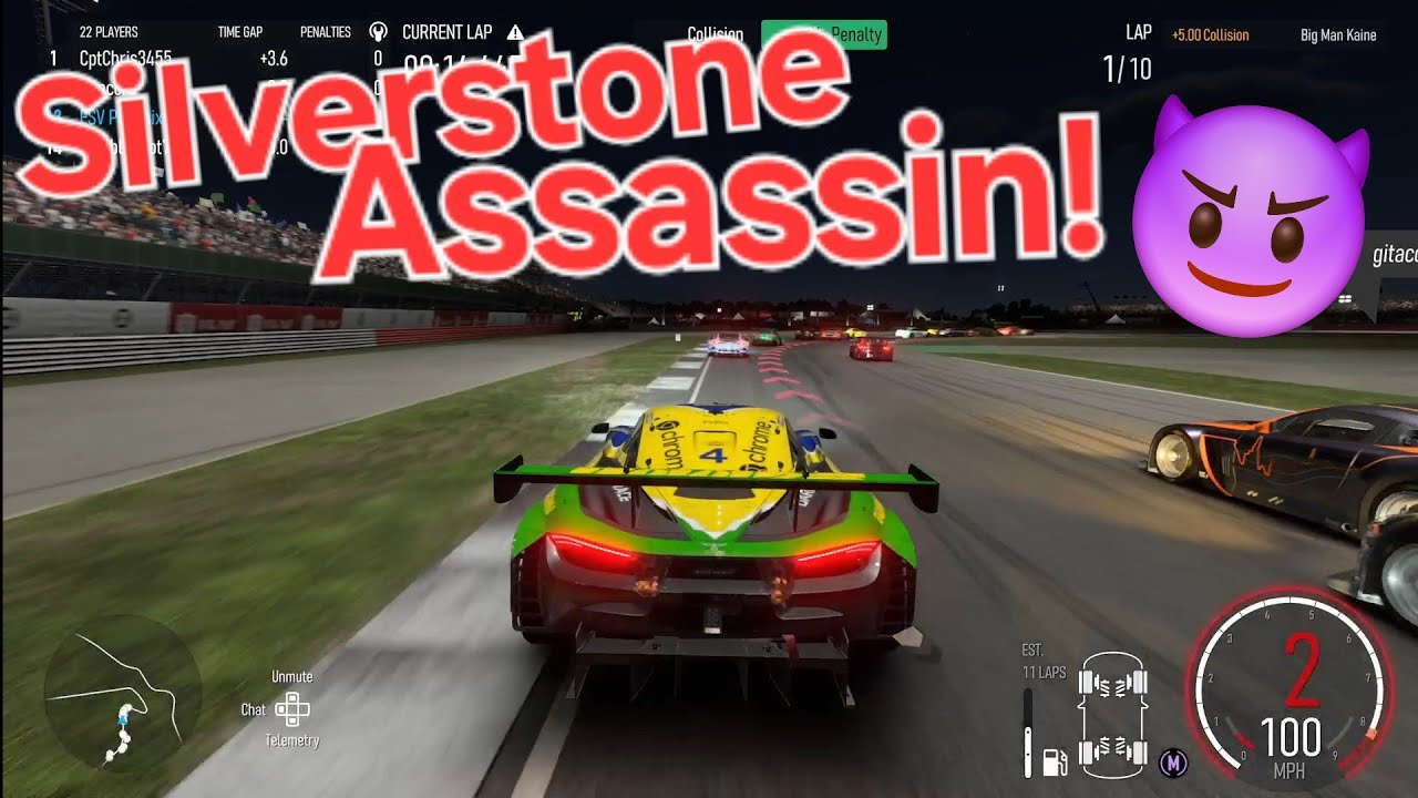 Slick moves at Silverstone from the back. Do I have enough for the dub? (Forza Motorsport 2023)