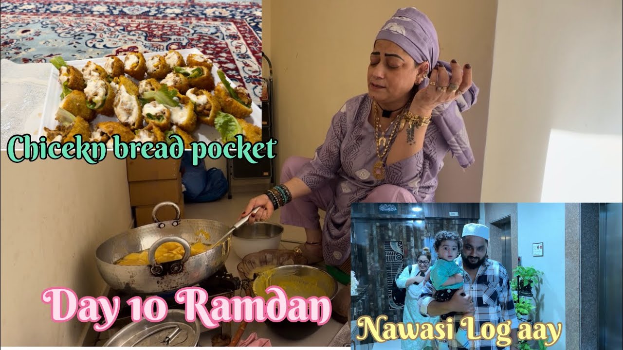 Ramdan Day 10 / Chicekn Bread Pocket / Nawasi Log Aay ❤️😍