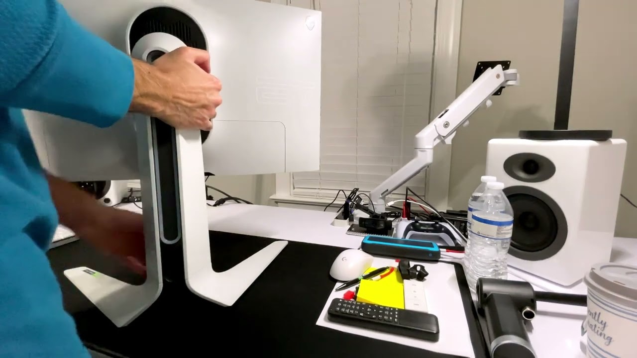 2nd Samsung G9 Neo Ergotron HX Install and Overview