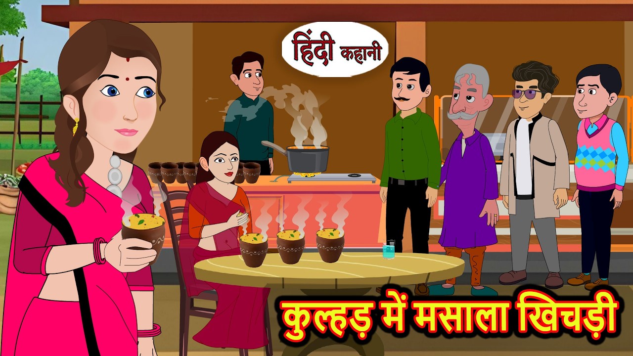 कुल्हड़ में मसाला खिचड़ी | Bedtime Story | Stories in Hindi | Fairy Tales | Moral Stories | Funny