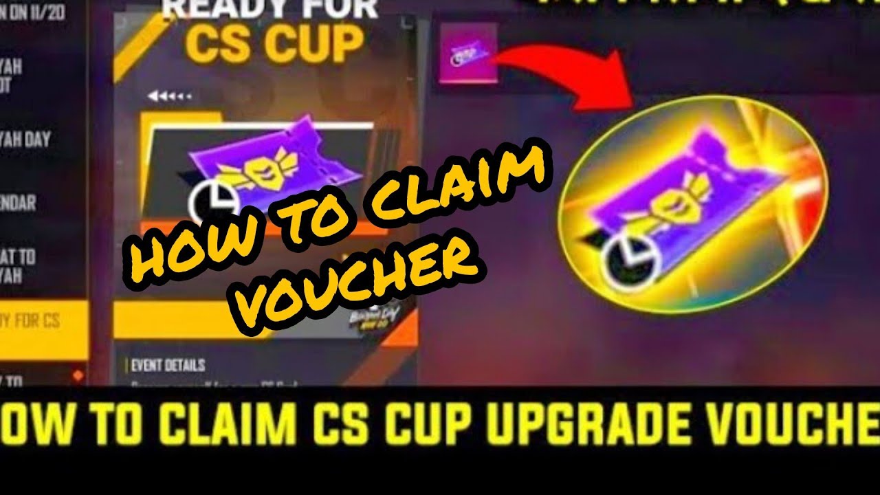 How to claim cs cup upgrade voucher full details Telugu || cs cup upgrade voucher claim Telugu