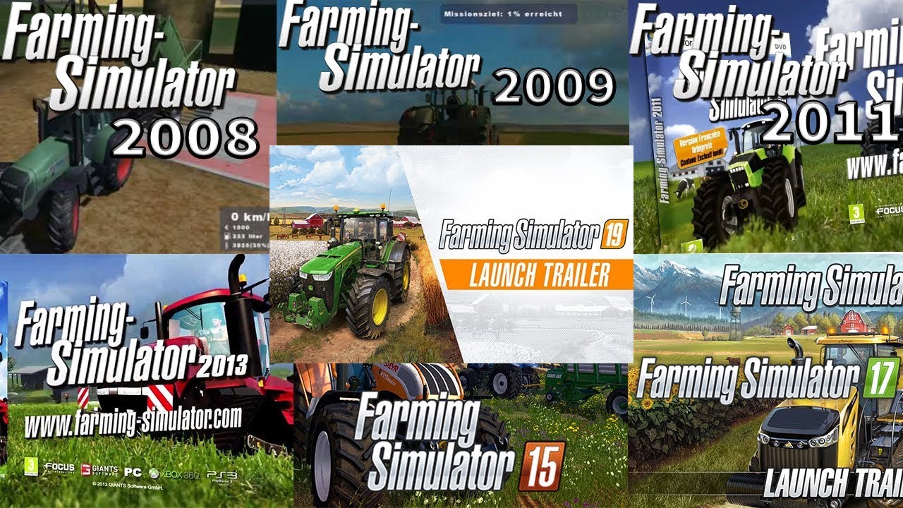 EWOLUCJA TRAILERÓW - FS 19 VS FS 17 VS FS 15 VS FS 2013 VS FS 2011 VS FS 2009 VS FS 2008!!!