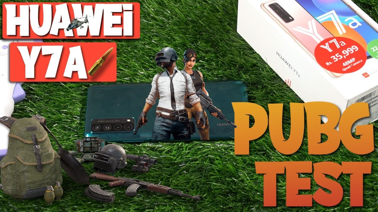 Huawei Y7a PUBG Test - Heat and Battery Test | All Settings Game Play