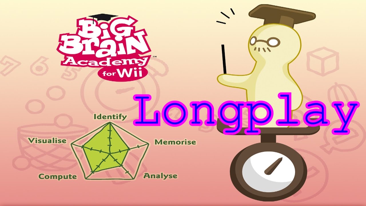 Wii Longplay: Big brain academy 1 and 2 player