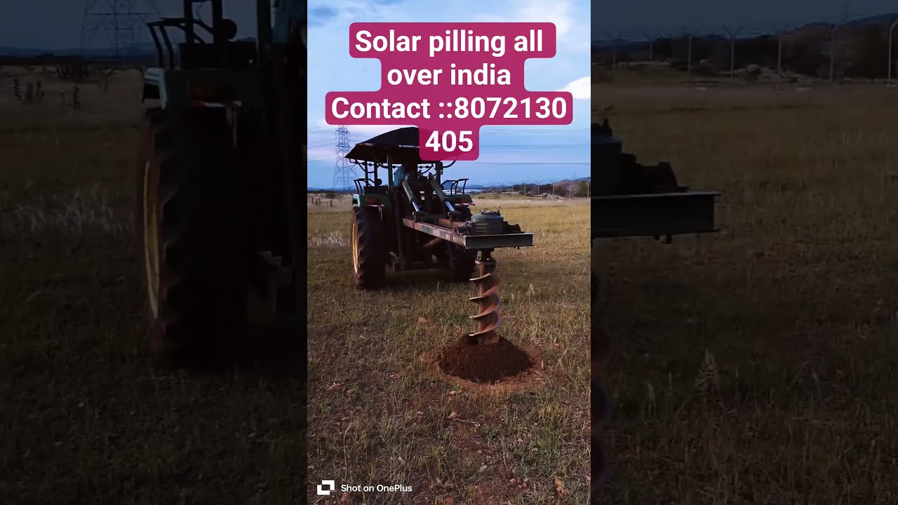 solar pilling all over India for rent contact 8072130405