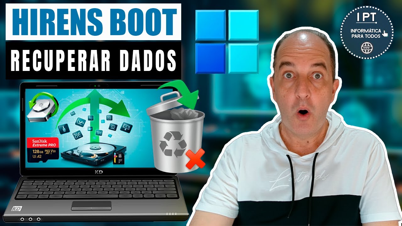 Recuperar Arquivos Apagados (HD, PENDRIVE e CARTÃO MEMÓRIA) Hiren’s Boot |  Parte 4