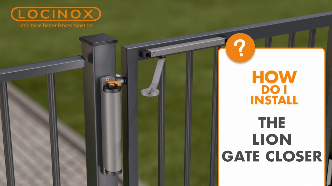 Lion Hydraulic Gate Closer - Locinox Installation Video