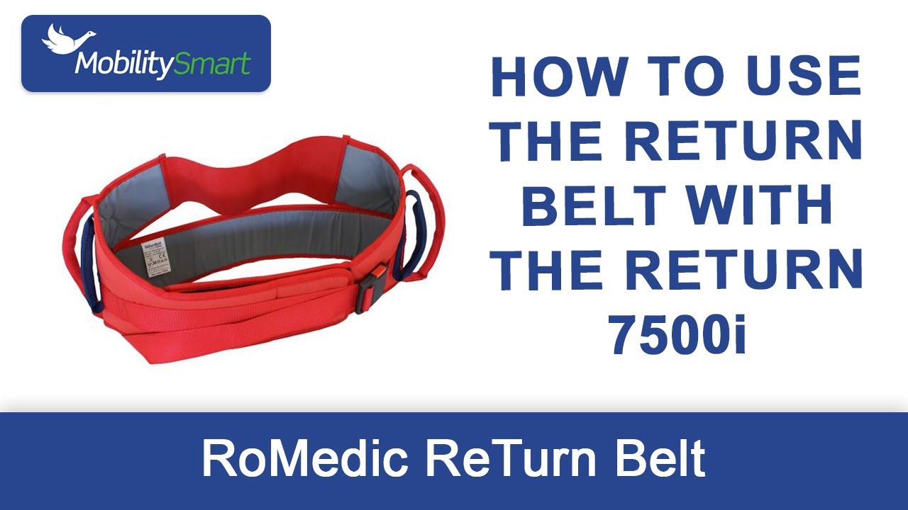 RoMedic ReTurn Belt | How to use the ReTurn Belt with the ReTurn 7500i