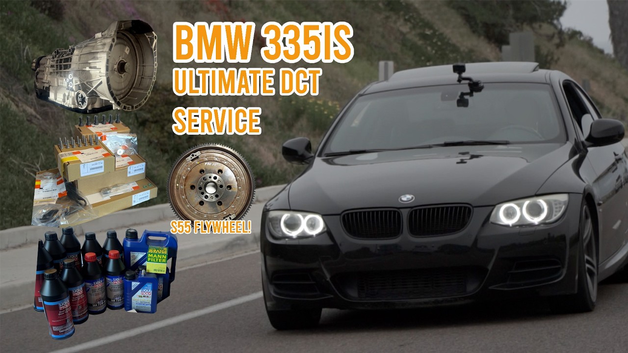 Ultimate BMW 335is Transmission Service - DCT service, S55 Flywheel, Rear Main Seal