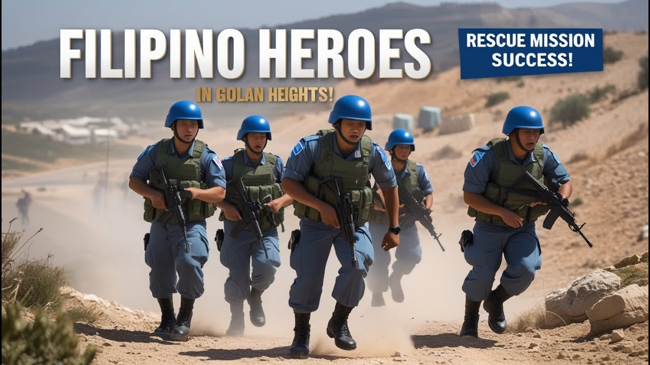Filipino Peacekeepers' Daring Rescue: A Tale of Bravery on the Golan Heights