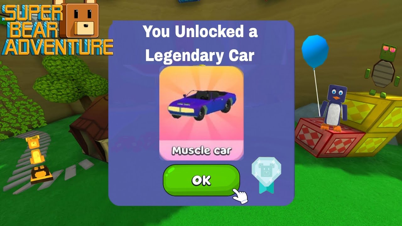 ✅Hidden Glitch Revealed❗ in Super Bear Adventure 🐻 | Legendary Car Unlock😱🔥