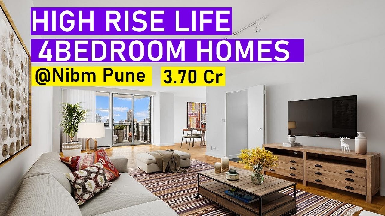 ULTRA LUXURY 4BEDROOM HOMES 2400SQFT CARPET AREA. 4BHK With 5 Balconies. LUXURY 4BHK AT NIBM PUNE