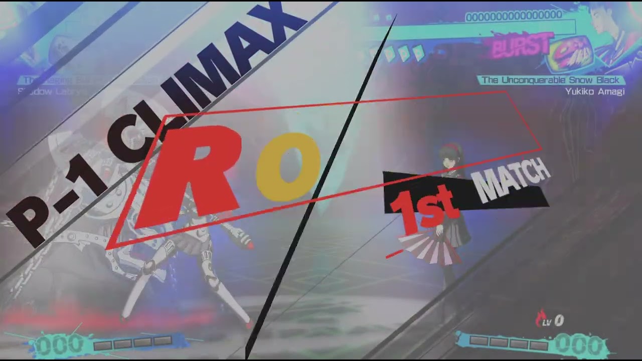 Persona 4 Arena ULTIMAX Labrys vs Fake Yukiko Amagi