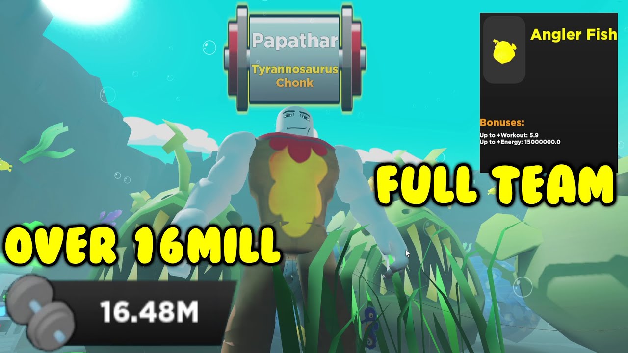 Got The Best Pets And Reached 16Million Strength In StrongMan Simulator!