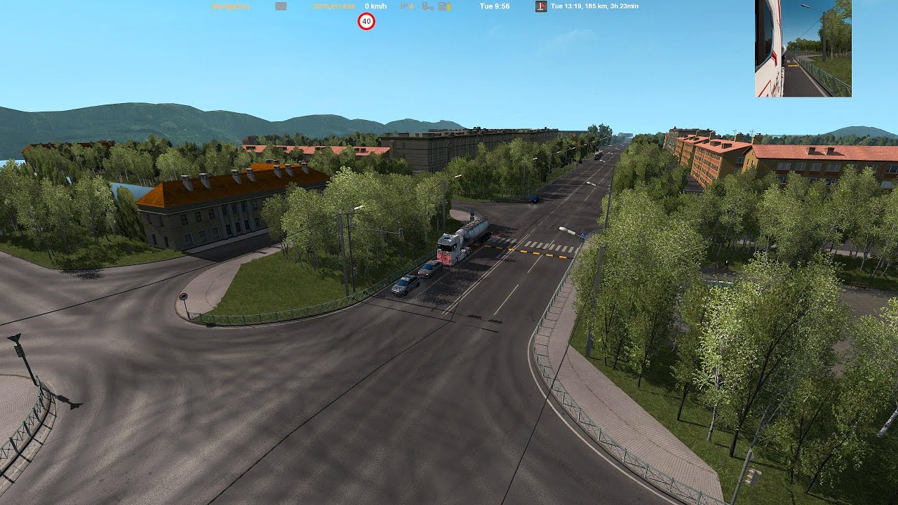 ETS2 1.38 New! RusMap 2.2.1 | Added cities, Murmansk, Monchegorsk, Kandalaksha | 1440p