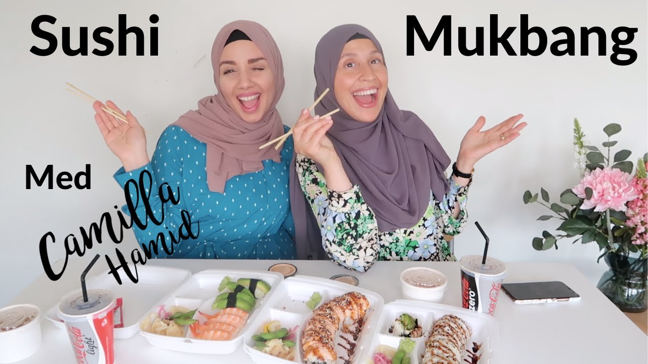 Sushi mukbang med Camilla Hamid!! II Would you rather-edition