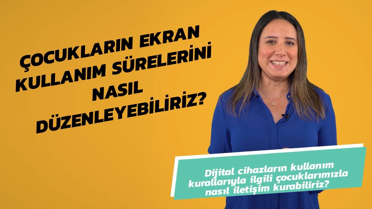 Çocukların Ekran Kullanım Sürelerini Nasıl Düzenleyebiliriz?  | Uzmanlarla #İlk6Yıl