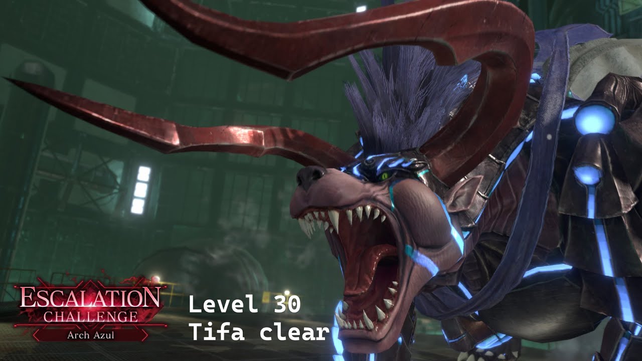 [FF7 Ever Crisis] Arch Azul (DoC) Escalation Challenge Lv 25 | 30 - Tifa clear
