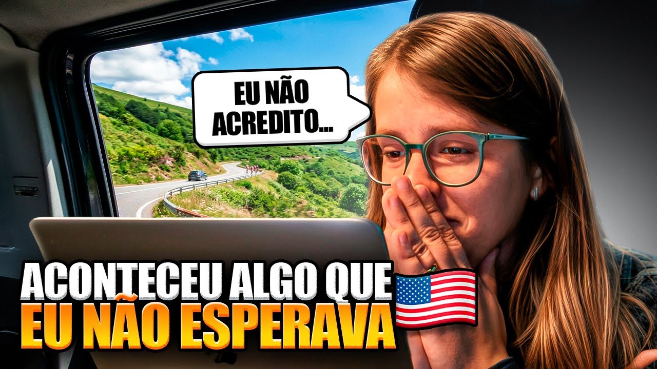 Aconteceu algo que eu não esperava! Fiquei muito emocionada. 🇺🇸